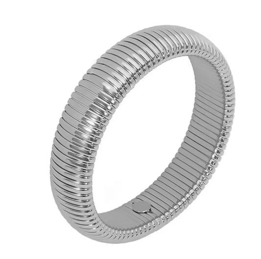 Silver Slat Bracelets