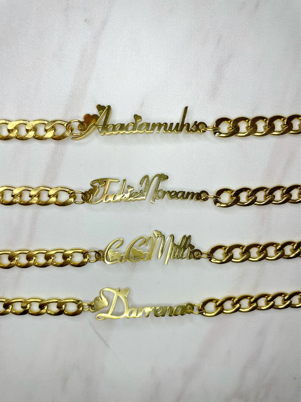 Name Plate Anklet